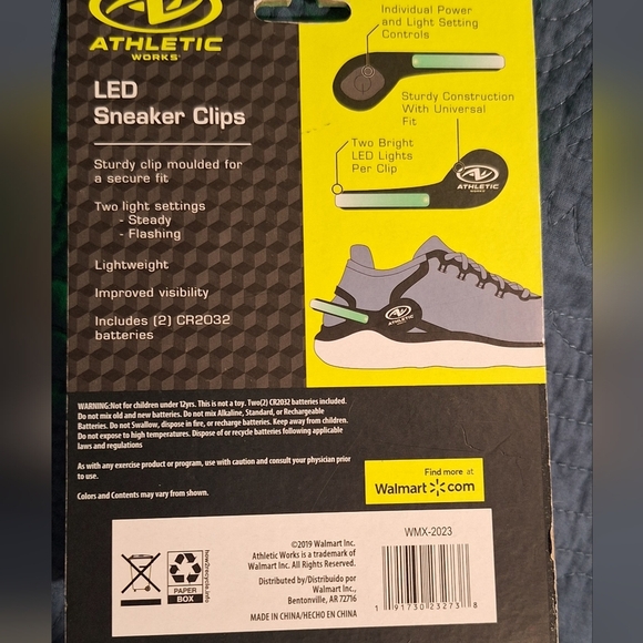 NWT Athletic woman LED sneaker clips - Picture 4 of 4